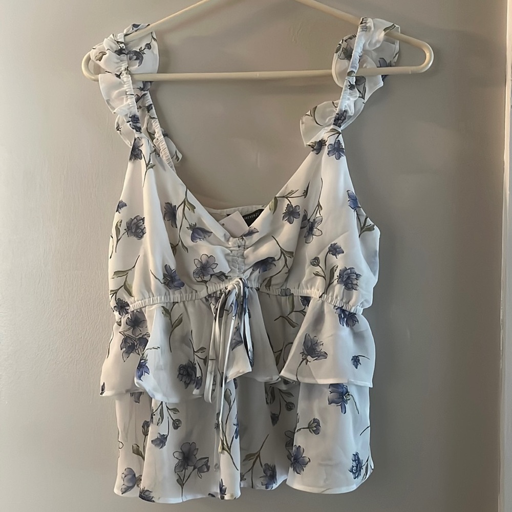 Medium Forever 21 Floral Tank Top